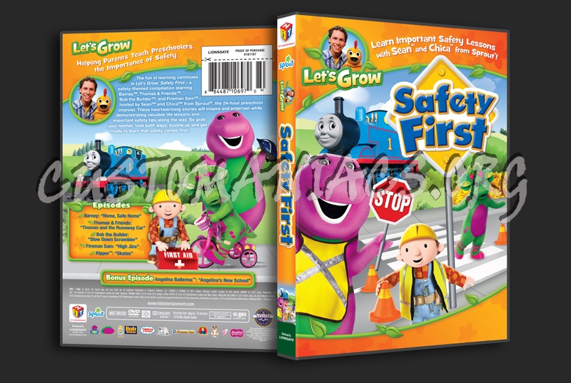 Let's Grow Safety First dvd cover