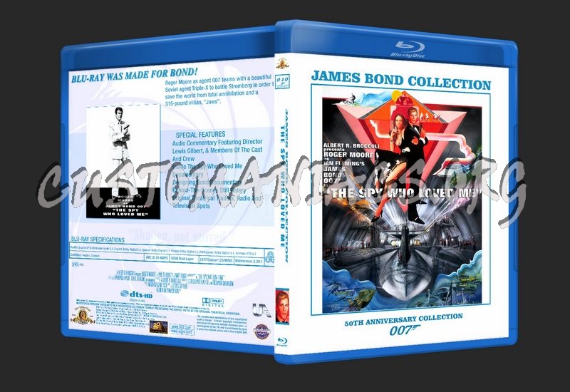 James Bond 50th Anniversary Collection blu-ray cover blu-ray cover