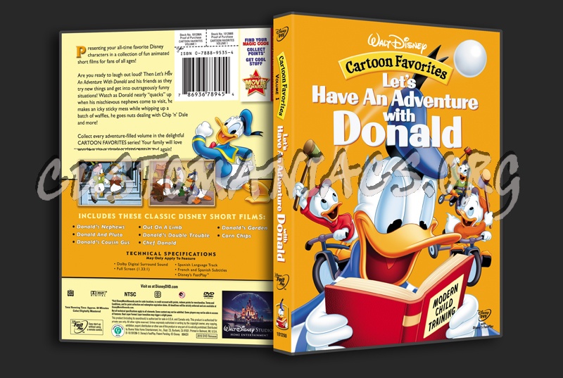 Let's Have an Adventure With Donald dvd cover