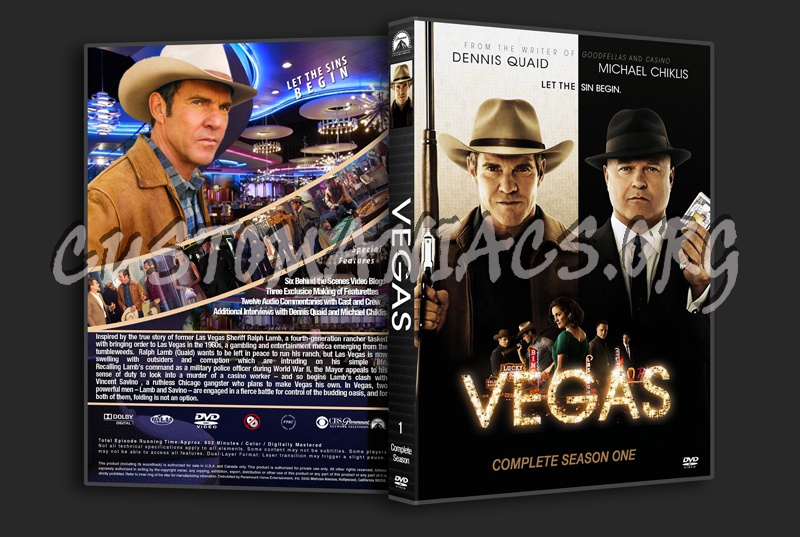 Vegas Season One dvd cover