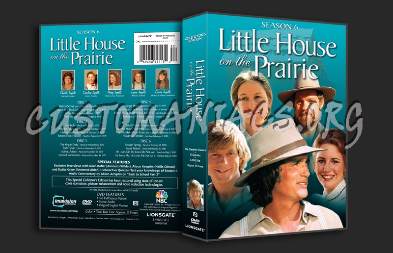 Little House on the Prairie Season 6 dvd cover