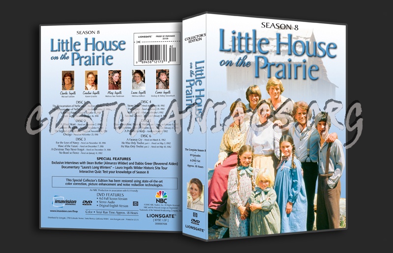 Little House on the Prairie Season 8 dvd cover