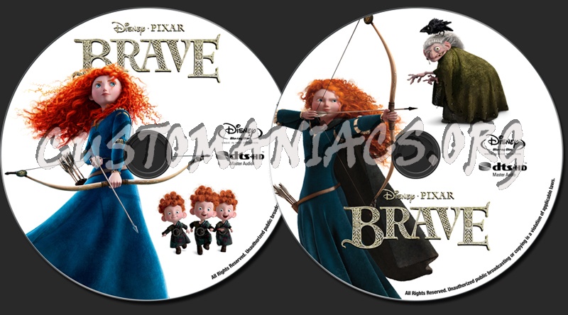 Brave blu-ray label