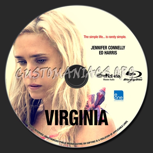 Virginia blu-ray label