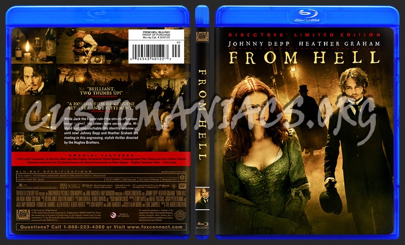 From Hell blu-ray cover