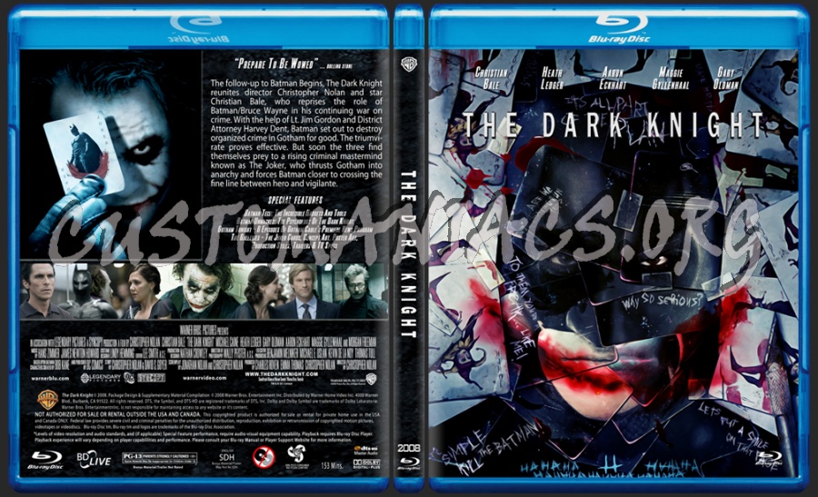 The Dark Knight blu-ray cover