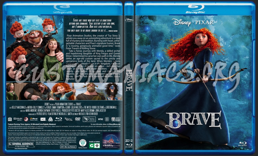 Brave blu-ray cover