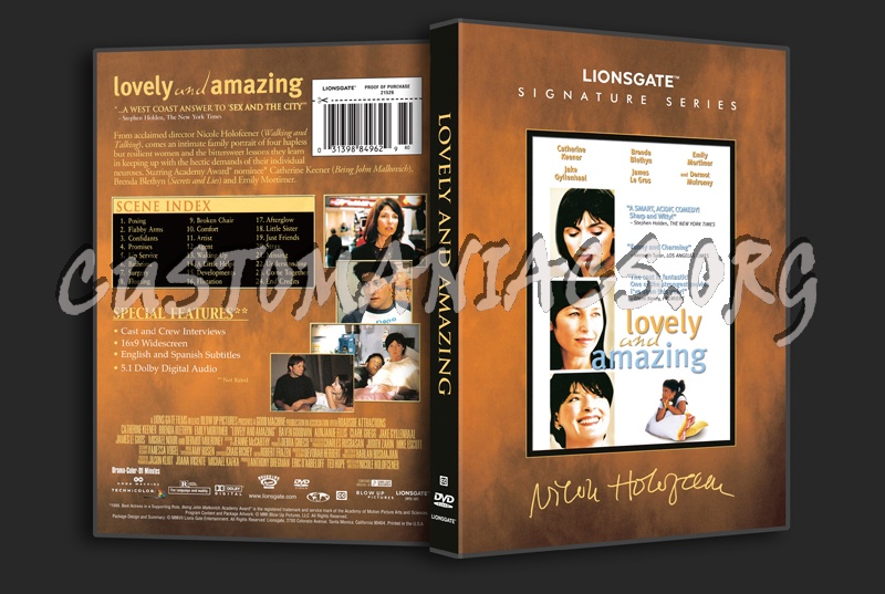 Lovely and Amazing dvd cover