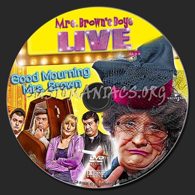Mrs Brown's Boys Live Tour dvd label