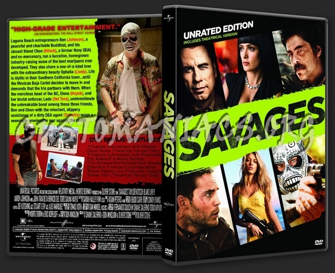 Savages (2012) dvd cover