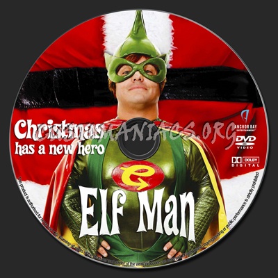 Elf-Man dvd label