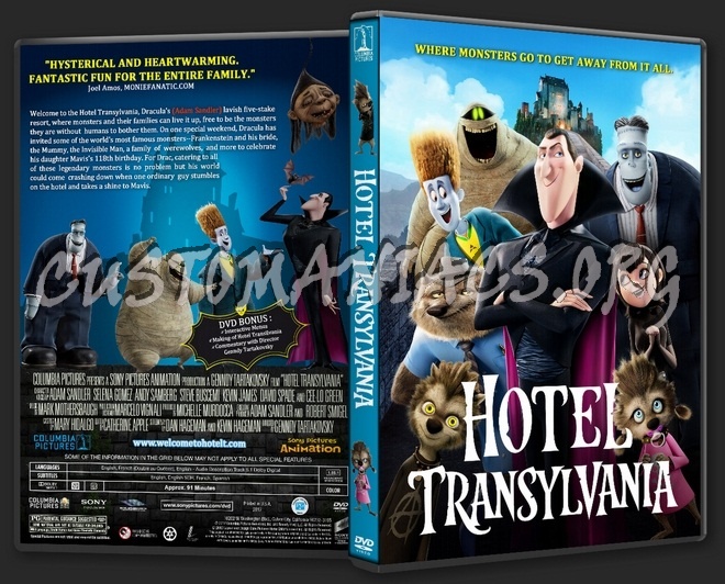 Hotel Transylvania dvd cover