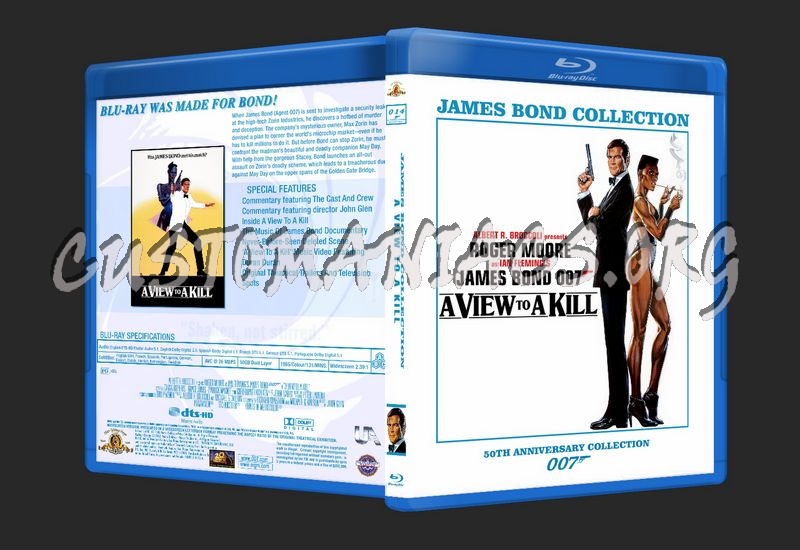 James Bond 50th Anniversary Collection blu-ray cover blu-ray cover