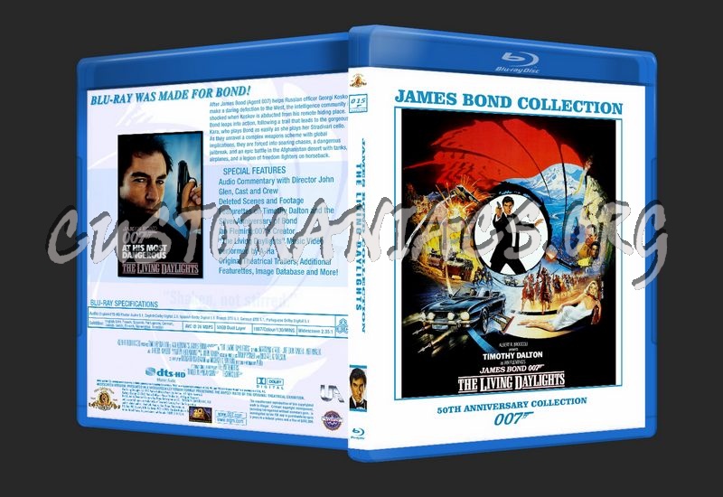 James Bond 50th Anniversary Collection blu-ray cover blu-ray cover