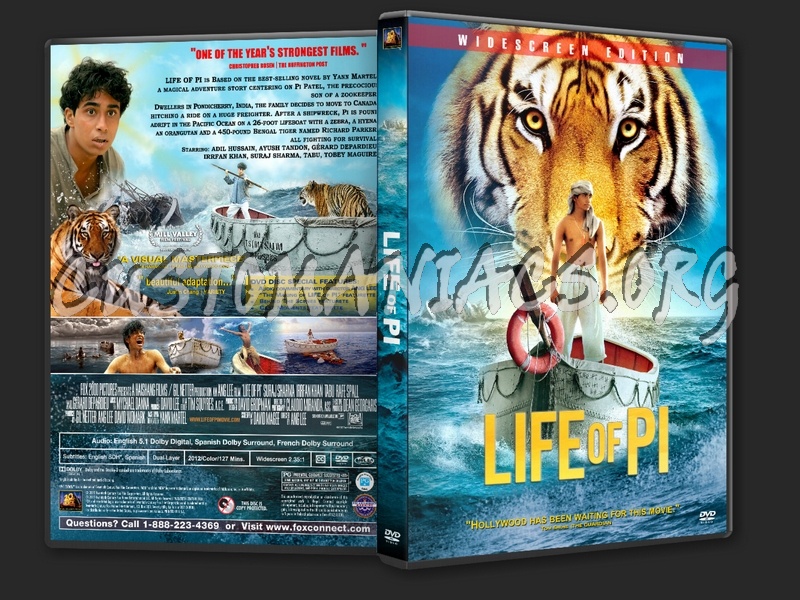 Life of Pi (2012) dvd cover