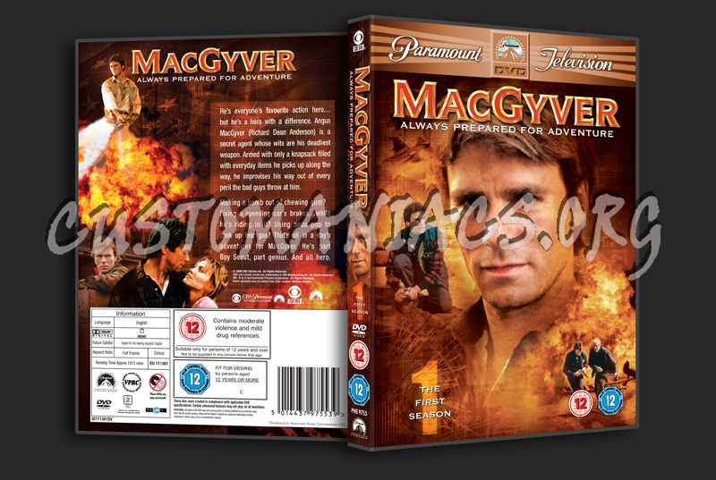 Macgyver Season 1 dvd cover