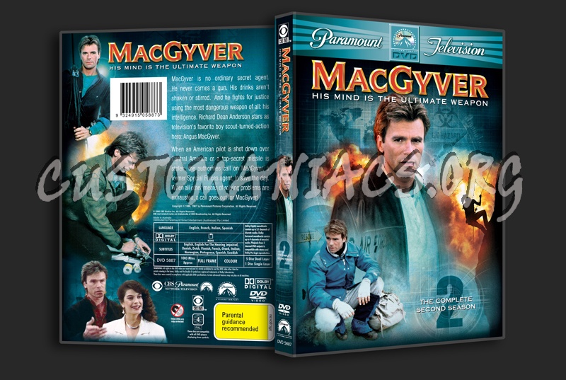 Macgyver Season 2 dvd cover