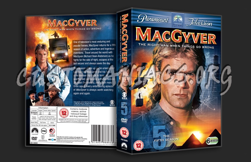 Macgyver Season 5 dvd cover