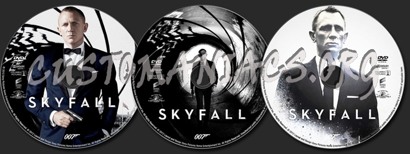 Skyfall dvd label