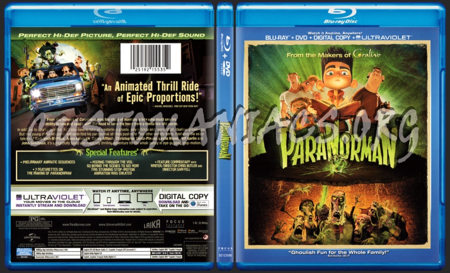 ParaNorman blu-ray cover - DVD Covers & Labels by Customaniacs, id ...