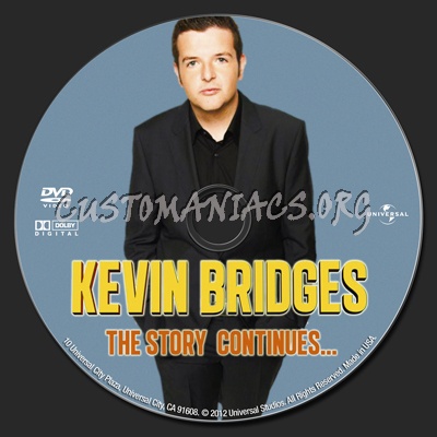 Kevin Bridges  The Story Continues dvd label