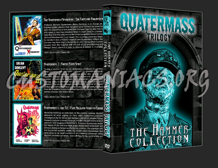 The Hammer Collection - Quatermass Trilogy dvd cover