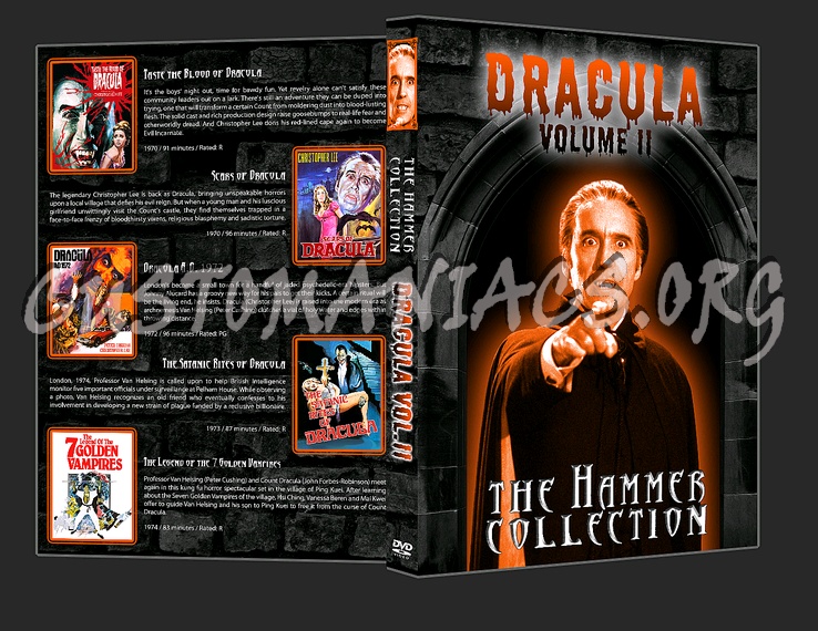 The Hammer Collection - Dracula Vol.2 dvd cover