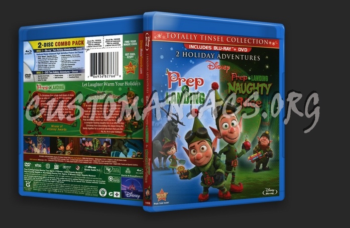 Prep and Landing Totally Tinsel Collection blu-ray cover