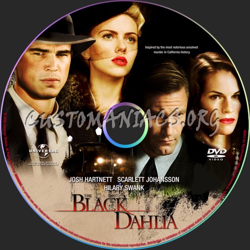 The Black Dahlia dvd label