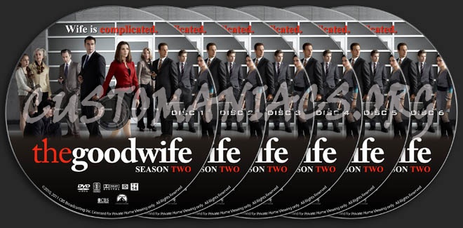 The Good Wife - Season 2 dvd label