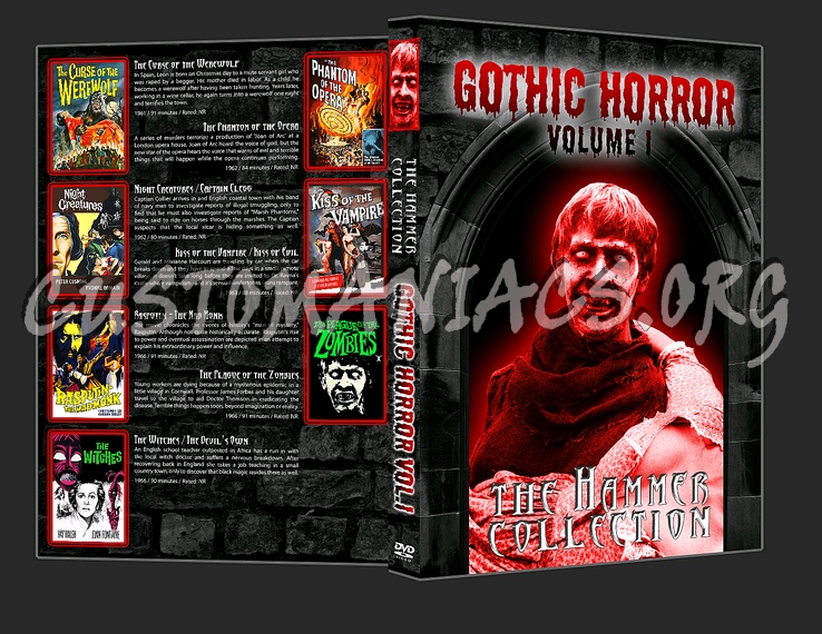 The Hammer Collection - Gothic Horror Vol.1 dvd cover