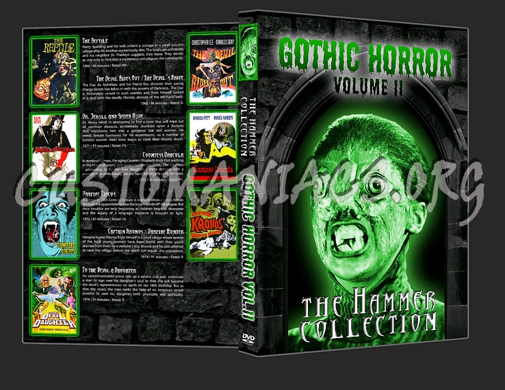 The Hammer Collection - Gothic Horror Vol.2 dvd cover