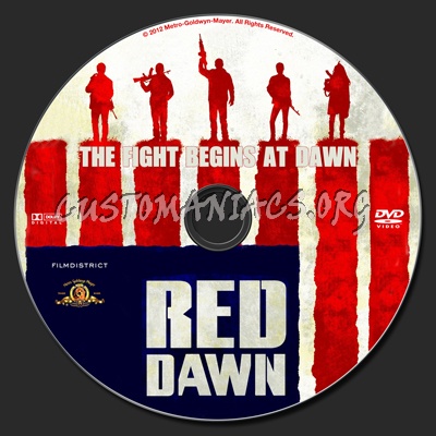 Red Dawn dvd label