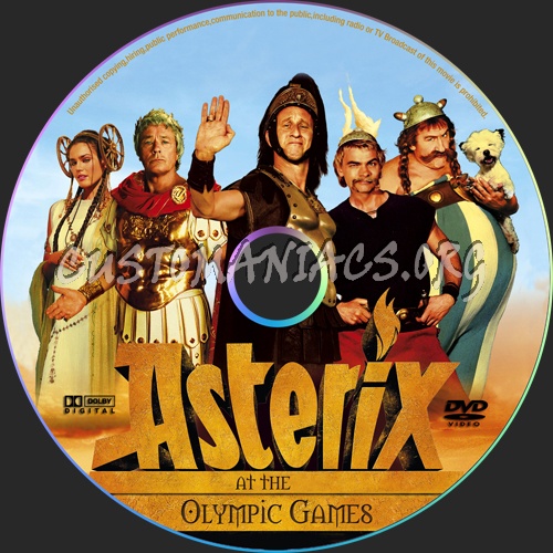 Asterix at the Olympic Games dvd label