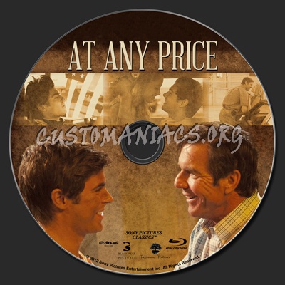 At Any Price blu-ray label