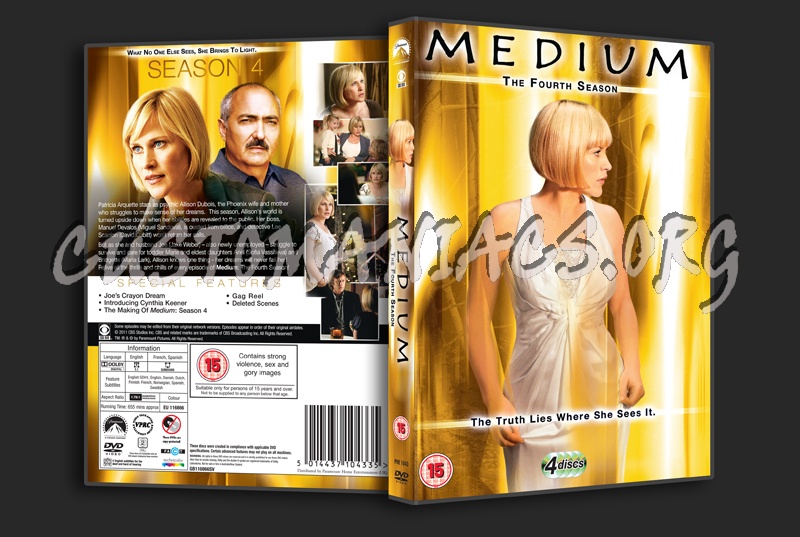 Medium Season 4 dvd cover