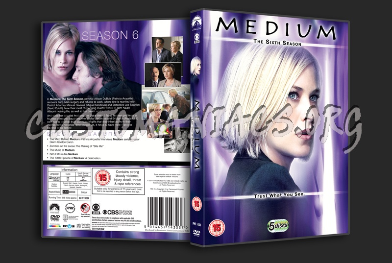 Medium Season 6 dvd cover