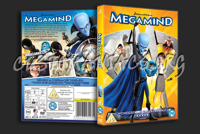 megamind dvd cover