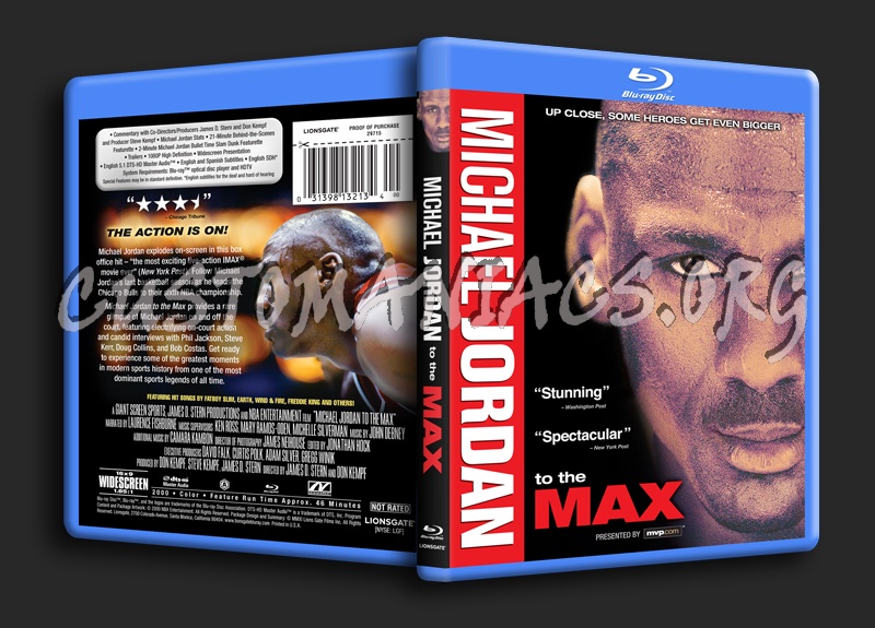 Michael Jordan to the Max blu-ray cover