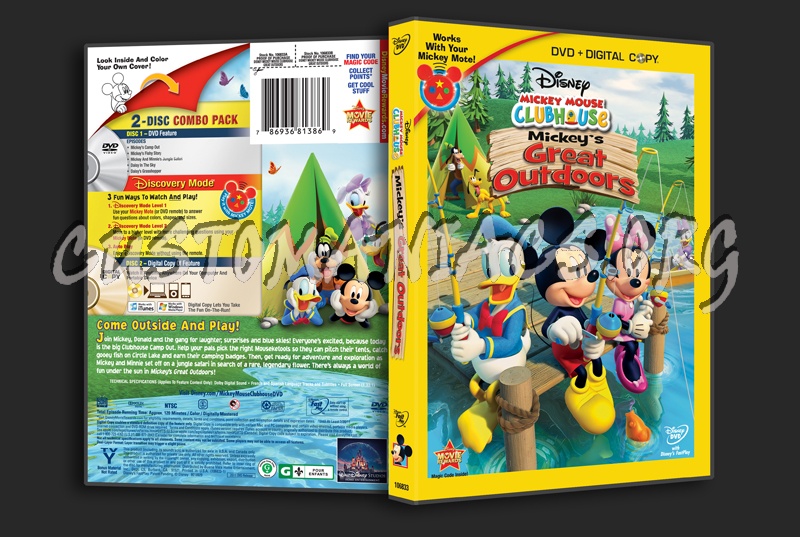 Mickey Mouse Clubhouse Mickey's Great Outdoors dvd cover - DVD Covers ...
