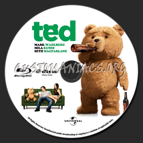 Ted blu-ray label