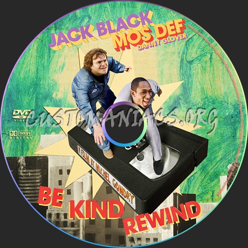 Be Kind Rewind dvd label