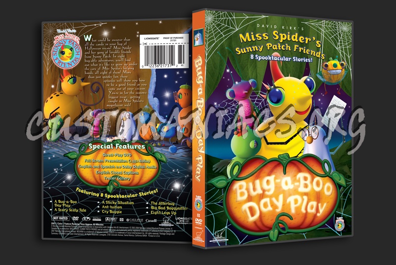 Miss Spider's Sunny Patch Friends Bug-A-Boo Day Play dvd cover