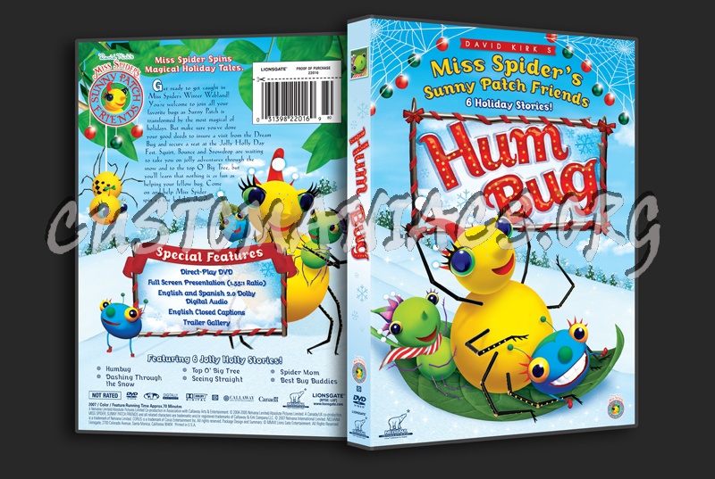 Miss Spider's Sunny Patch Friends Hum Bug dvd cover