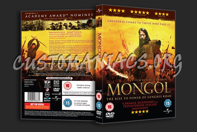 Mongol dvd cover