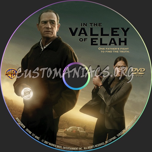 In the Valley of Elah dvd label