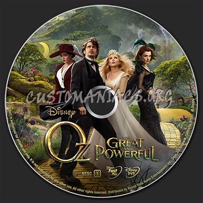 Oz: The Great and Powerful dvd label