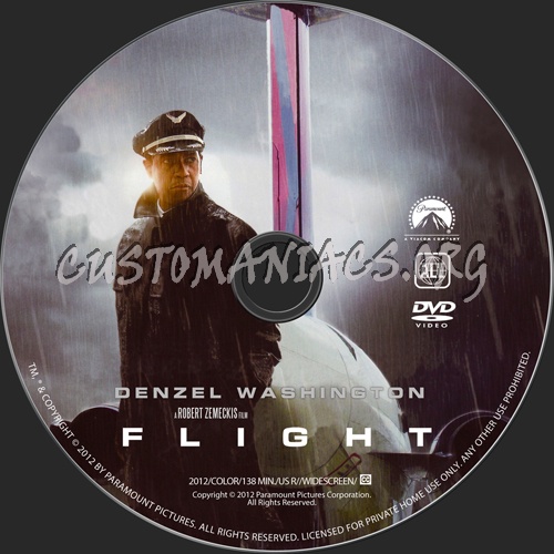 Flight dvd label - DVD Covers & Labels by Customaniacs, id: 181605 free