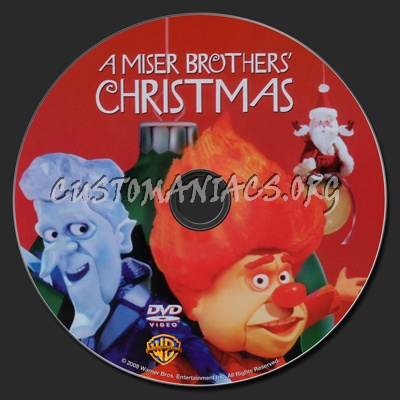 A Miser Brothers' Christmas dvd label