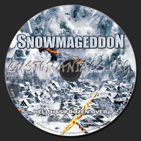 Snowmageddon dvd label